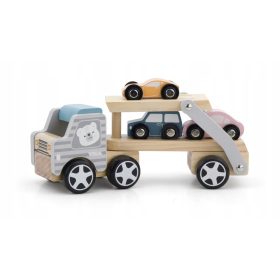  VIGA Remorcă din lemn cu mașini PolarB 44014