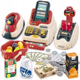    SET DE JUCĂRIE CU CASĂ ELECTRONICĂ CADOU PENTRU COPII 24 BUC