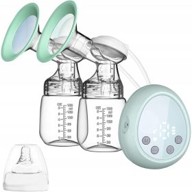    Pompa de san electrica USB 35dB dubla ultra silentioasa 3 moduri si 9 nivele