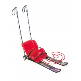  SANI DE SCHI PENTRU COPII CU BETI 80CM SET 2in1