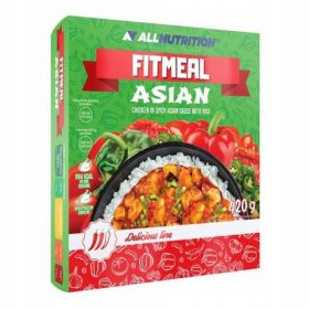    ALLNUTRITION FITMEAL 420G PUI ASIATIC CU OREZ MASĂ GAȚĂ CINA FIT