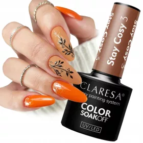    OJA DE unghii HIBRID CLARESA CALDE, MARO DESCHIS STAY COSY 3