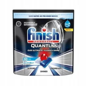    Capsule pentru mașina de spălat vase Finish Quantum Ultimate ActivBlu, 30 buc