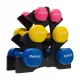  Set gantere solide acoperite/cauciucate DrFit