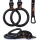  Inele de gimnastica multifunctionale Majestic Sport 23,5-23,5 cm