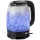  Fierbător electric EMAVO Fierbător electric din sticlă cu lumină de fundal 2200 W 1,7 l transparent