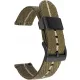 Curea ceas din pânză premium 22mm C16B #255 b/b
