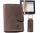  Portofel Peterson piele naturala maro PTN SET-M-1542L-CHM - barbati