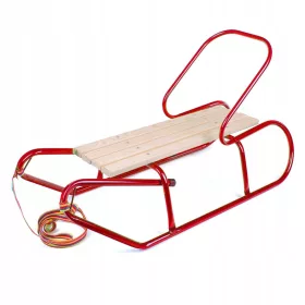  SANIE METALICA PENTRU COPII CU SPATAR BAYO 87 CM ROSU