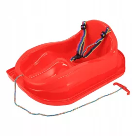  BABY MIX MINI SANIUĂ PLASTIC CU SPATAR, ROSU