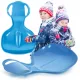  SANIU MARE BOBSLE SLIDE planor cu sanie cu suport pentru zapada ALBASTRU