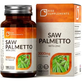   Supliment Saw Palmetto pentru Bărbați și Femei, 180 Capsule a 3000mg fiecare