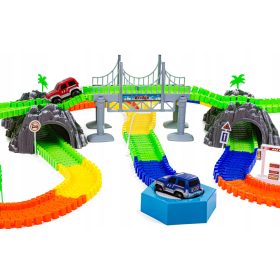    Creativ PISTĂ AUTO pentru copii Mașini Mașini Obstacole Poduri Tunel
