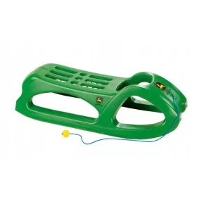  Sanie verde pentru copii din plastic John Deere