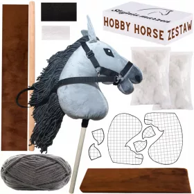    Hobby Horse Un set de cal mare pentru începători pe un băț, cal a3 XXL