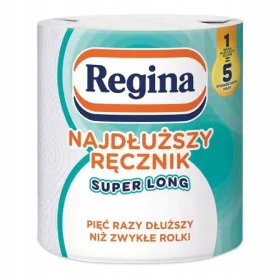    Prosop de hârtie din celuloză Regina într-un pachet de 1 alb