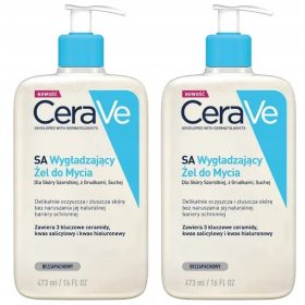   Gel de Curățare Exfoliant CeraVe SA, 473 ml - Pentru Pielă Uscată și Aspră