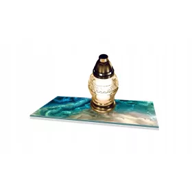   Podstavka Din Sticlă TMK ArtDeko Pentru Lumânări și Flori 52×30 cm