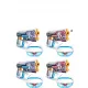  ZURU X-SHOT LASER 360° BLASTER SET 4 PSTO 36656