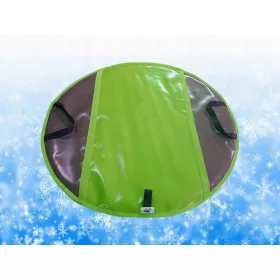  Sanie glisantă moale - 60 cm. PVC + umplutură Gri/verde