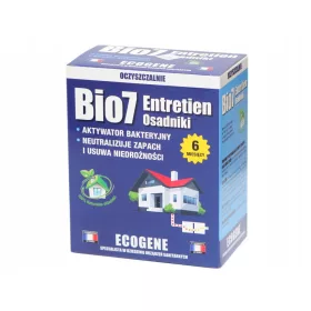    Bio7 Entretien 480g pregătire stație de epurare pentru funcționarea rezervorului de decantare