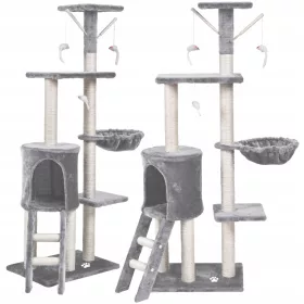    Stâlp de zgâriat înalt, pat, covorașe pentru zgâriere, stâlp de zgâriere, turn Ender 101 - 160 cm