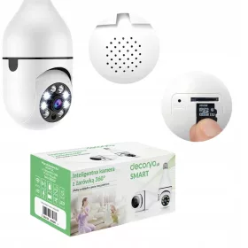  Mini cameră Decorya Full HD 1920 x 1080 albă