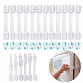    18 x 3M încuietori pentru copii pentru sertar de dulap reglabil