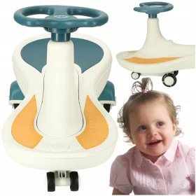    GRAVITY RIDE PE ILUMINARE ROȚE LED CU REDARE MUZICA + Autocolante Classic EcoKidWood 1 buc.