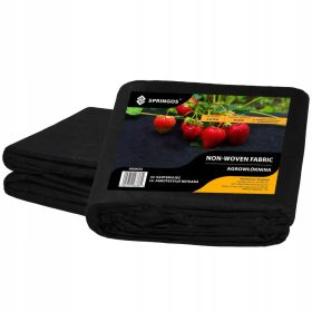    Mulci agrotextil (anti buruieni) Springos negru 320 x 1000 cm 50 g/m²
