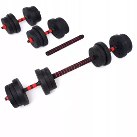   Haltere reglabile 20kg, set de haltere, bare 2x10kg ATLAS SPORT