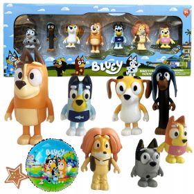    SET FIGURINETE BLUEY ȘI BINGO ȘI BLUEY FRIENDS SET 7 BUC FIGURINES FAIR