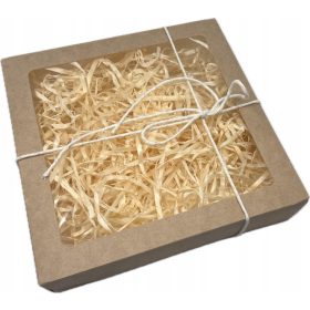    Cutie carton cadou de Craciun cu fereastra 320x320x50mm 1 buc.