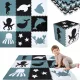 Covoraș cu spumă EVA PUZZLE MARE din spumă MOALE 180X180CM 9BUC EDUCATIONAL XXL