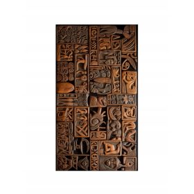  Radiator decorativ MC MONTANA 430 W în bej, maro, negru