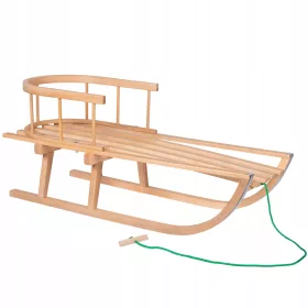  Sanie traditionala din lemn Springos SAN001