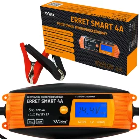    Puternic redresor automat LCD încărcător auto 6V 12V 2A 4A