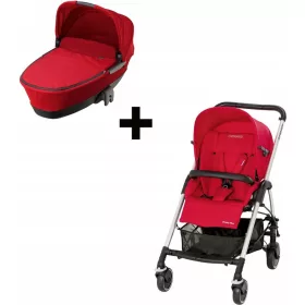    Carucior 2in1 Maxi-Cosi Street Plus Travel System rosu intens