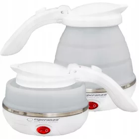    Fierbător electric Esperanza TOURIST MIC PLATABLE 750 W 0,5 l alb