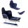  Metal polonez Adbor Piccolino + saltea si + suport pentru picioare, bleumarin, super rezistent