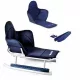  Metal polonez Adbor Piccolino + saltea si + suport pentru picioare, bleumarin, super rezistent