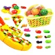  COȘ DE CUMPĂRĂRI LEGUME FRUCTE CU PIZZA VELCRO 8684