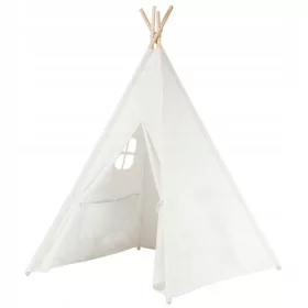    Cort tip wigwam indian pentru copii pentru a se juca în grădina de acasă albă