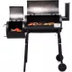  Tepro Wichita 1038 Gratar cu carbune 54 x 30 cm cu termometru, doua camere