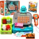  CASĂ DE CASĂ SUPERMARKET MAGAZIN SCANNER CALCULATOR ACCESORII DINOSAUR WOOPIE