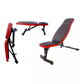    Bancă de exerciții Corciano ES-5021, reglabilă, pliabilă