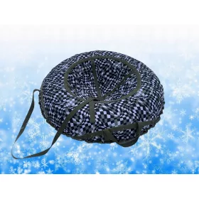  Tobogane Pe Zăpadă Roată Gonflabilă 90 cm Verde / Kaki
