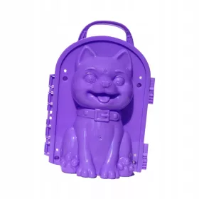    Jucărie de zăpadă de iarnă cu clip de bulgăre de zăpadă, instrument de fabricare bulgăre de zăpadă câine violet