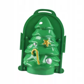    Jucărie de zăpadă de iarnă cu clemă pentru bulgăre de zăpadă, unealtă de fabricare bulgăre de zăpadă, verde intens, galben