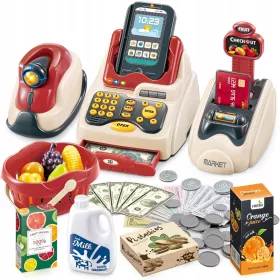    CASĂ DE CASĂ PENTRU COPII SET INTERACTIV CUMPĂRAȚI PRODUSE BANI